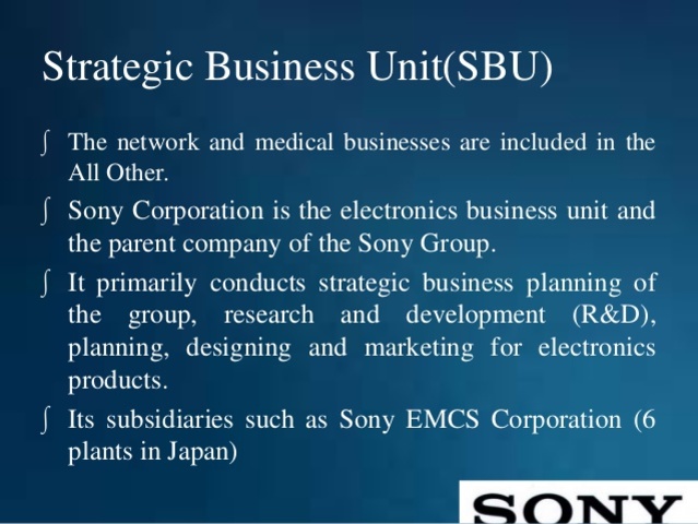 Sony's Business Unit