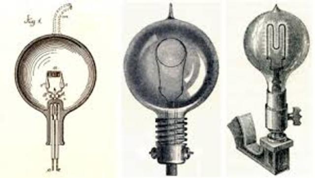 The invention of the electric light bulb