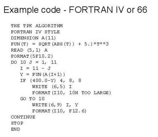 FORTRAN programming