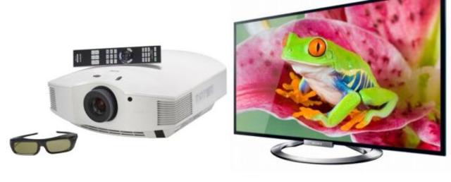 Se ofrece a la venta el primer proyector de TV para pantalla gigante.