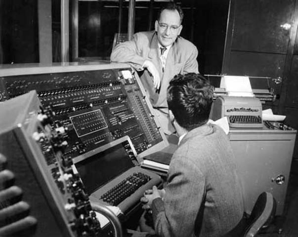 John Mauchly and Presper Eckert UNIVAC