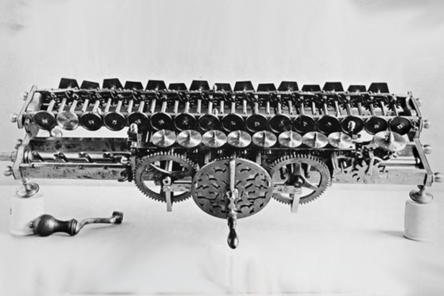 1646, Calculadora automática mecánica -  Blaise Pascal