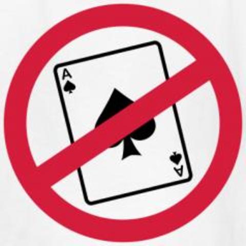 Prohibición de juegos de azar...