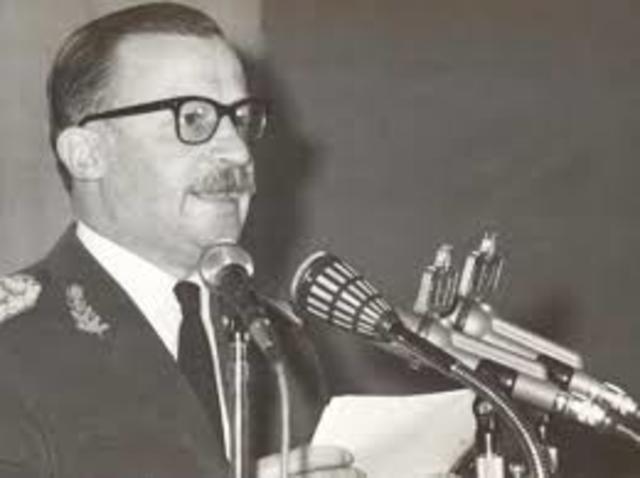 Onganía como Presidente de la Nación Argentina