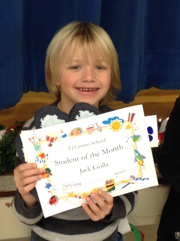 Kindergarten Student of the Month