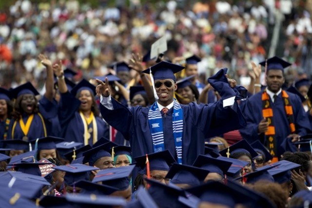 Richard graduates college
