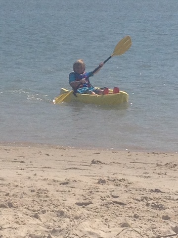 My Very Own Kayak for my 8th Birthday