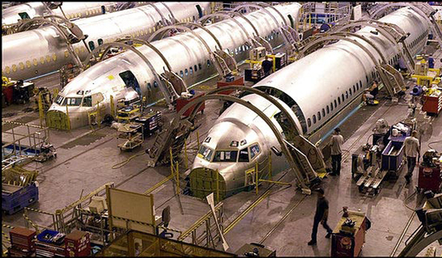 Industria aeroespacial crece al 255%