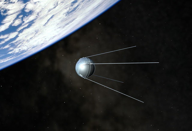 Sputnik Earth Satellite Launched. Sputnik 1 was the first artificial Earth satellite. The Soviet Union launched it into an elliptical low Earth orbit.