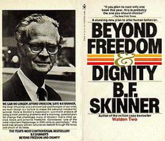 Skinner publica Beyond Freedom and Dignity