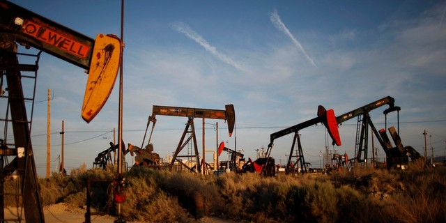 Father's side working (Pictured normal scenery in West Texas oil field country)