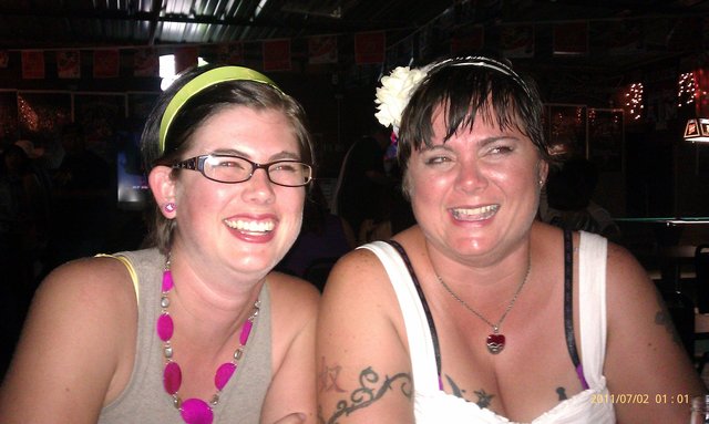 Sibling unlove (Pictured my sister Stacy and I years ago on a night out together)