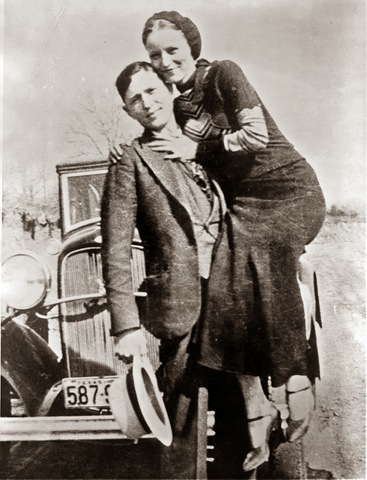 And the plot thickens (Bonnie and Clyde, notorious bank robbers and murderers)