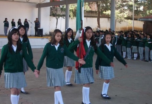Abanderada de Secundaria