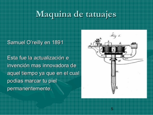 Maquina de tatuaje