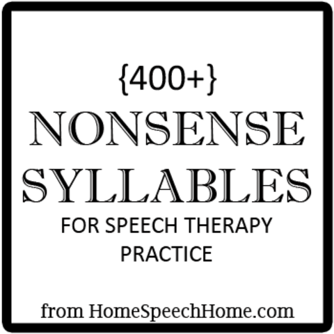 Nonsense Syllable