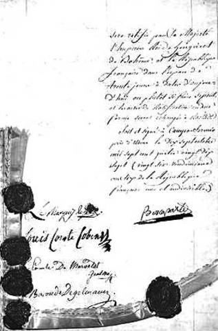 Il trattato di Campoformio