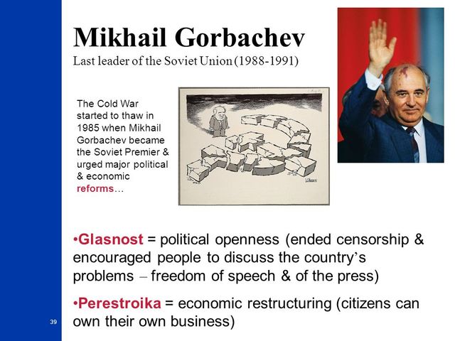 Premier mikhail gorbachev