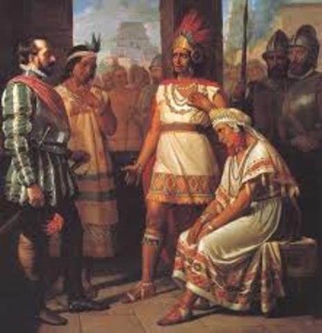Aztecas: El reinado de montezuma ii derrotado por hernan cortes.