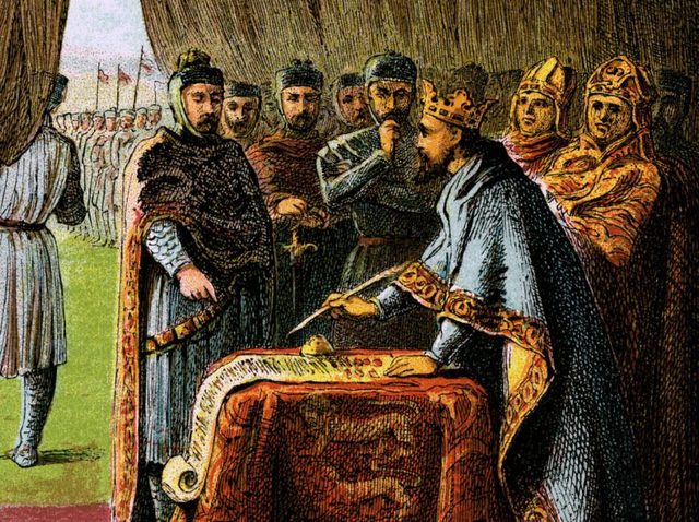 King John Signs Magna Carta