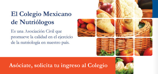 Se constituye el Colegio Méxicano de Nutriologos