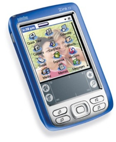 Palm Zire 72 - PDA comercializado por Palm, Inc.
