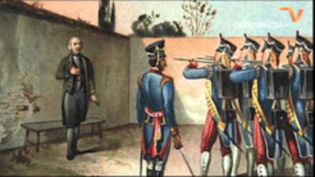 Fusilamiento de Miguel Hidalgo y Costilla