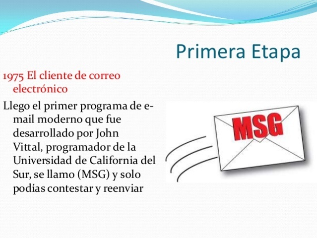 Primer programa de email
