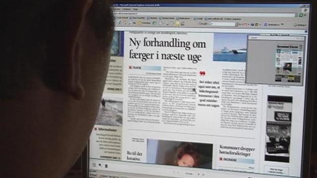 Udbredelsen af internetdagbladene fra midten af 1990’erne