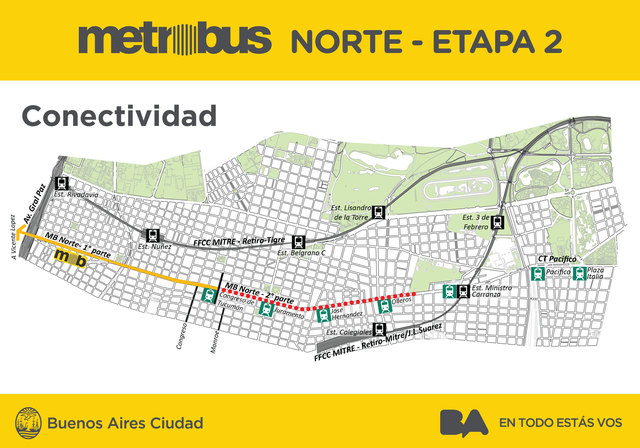 Segunda etapa del Metrobús del Norte