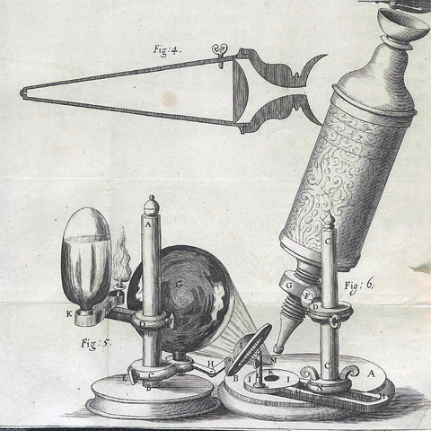 Robert Hooke created the reflective mircoscope