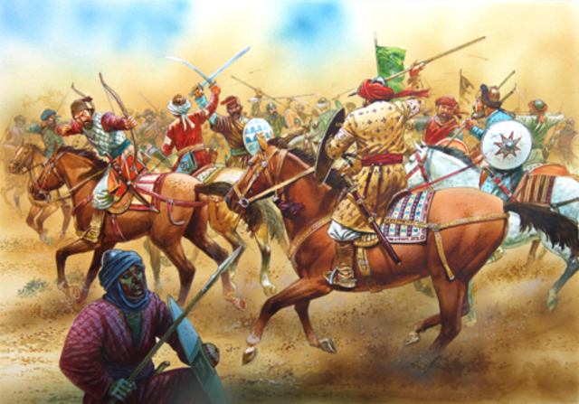Arabs take the Byzantine and Sassanian empires