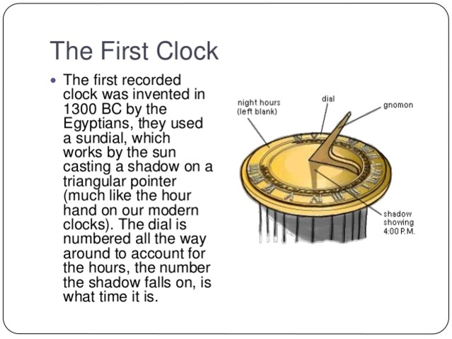 The First Clock