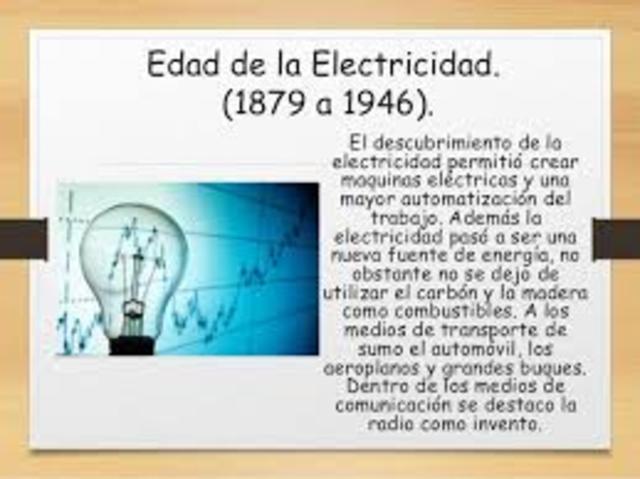EDAD DE LA ELECTRICIDAD