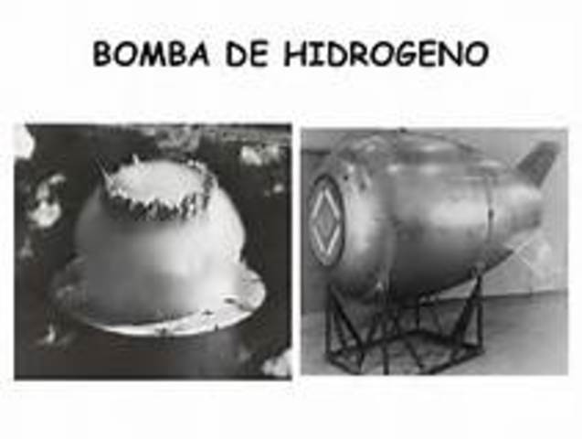 Se lanza la bomba de hidrógeno