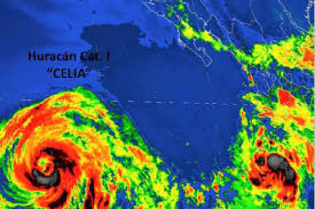 Huracán Celia.