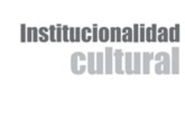 La institucionalidad cultural