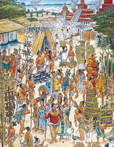 Comercio de los Mayas