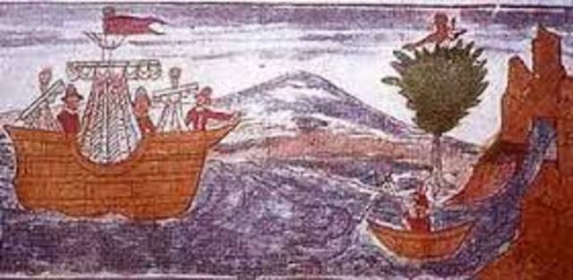 Llegan los españoles por primera vez