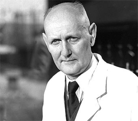 Premio Nobel en Medicina a Gerhard Johannes Paul Domang(1895-1964)