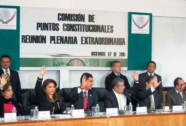 Reunión de comisión de puntos constitucionales.