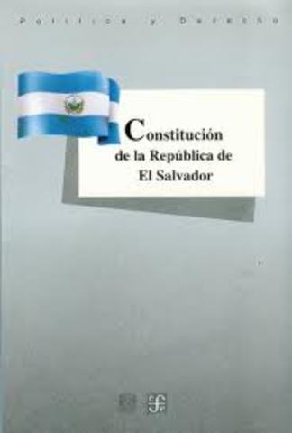 ETAPA DE LA EVOLUCIÓN CONSTITUCIONAL DE EL SALVADOR