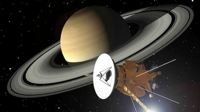 La sonda Cassini enviada a Saturno realiza fotografías a mas de 69.4 millones de kilómetros a distancia.