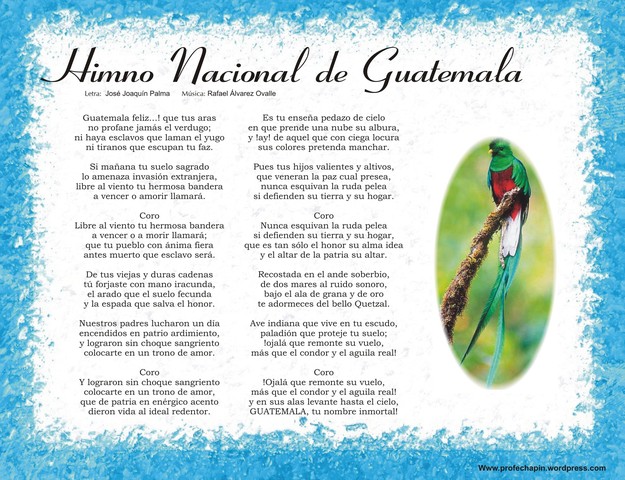 Himno nacional de Guatemala