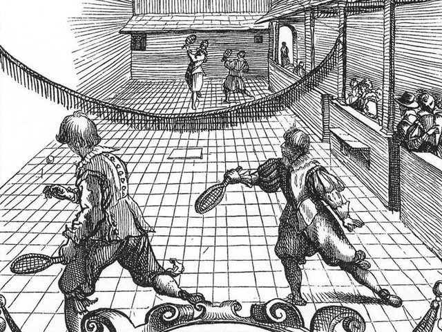 aparición de juegos parecidos al tenis