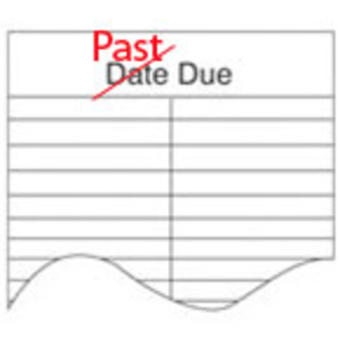 Turned in overdue LMC books