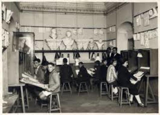 primera clase de arte infantil