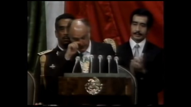 En 1982 José López Portillo antes de terminar su administración