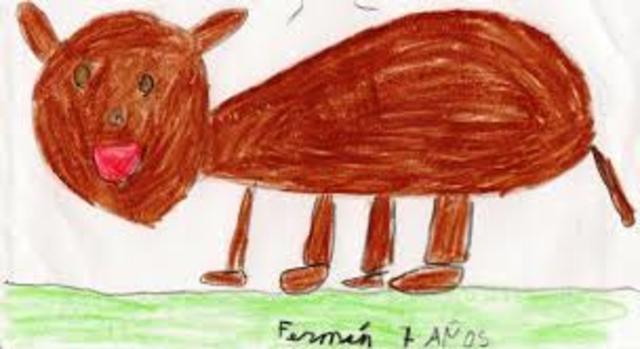 DESDE LOS TRES AÑOS EMPIEZO A DIBUJAR COSAS QUE ME RODEAN