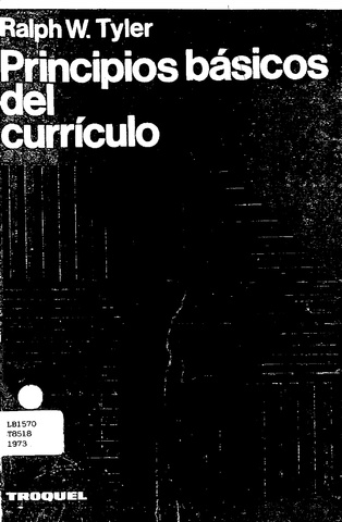 "Principios básicos del currículo"